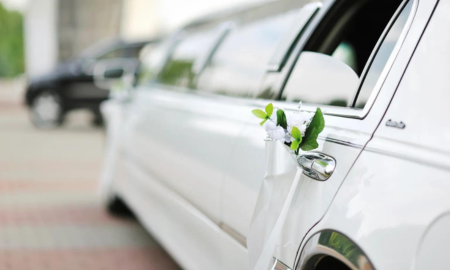 White limousine